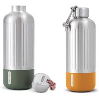 Black + Blum Set of 2 Stainless Steel Insulated Explorer Bottle 850ml - Olive & Orange