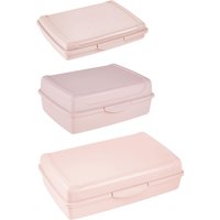 Keeeper Set of 3 Clip Lock Fresh Food Container in Pink