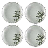 Eden Project Set of 4 Ceramic Dinner Plate 24cm
