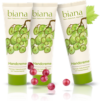 Mediakos Aktion 20% Rabatt auf Handcreme mit Traubenkernöl 3x50 ml