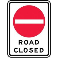 “48" x 36" Traffic Sign "Road Closed" High Intensity Prismatic“