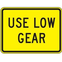 Accuform FRW666DP Surface & Driving Conditions Sign: Use Low Gear