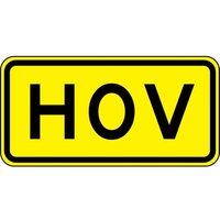 HOV SIGN 18 X 30 DG HIGH PRISM FRW761DP