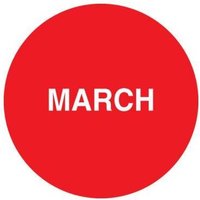 Accuform LDT310MC Preprinted Inventory Marking Dots: Month