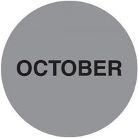 Accuform LDT310OC Preprinted Inventory Marking Dots: Month