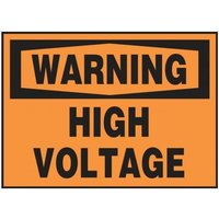 Accuform LELC301XVE OSHA Warning Safety Label: High Voltage