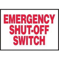Accuform LELC502XVE Electrical Safety Label: Emergency Shut-Off Switch