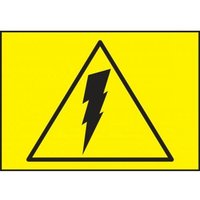 Accuform LELC535XVE Safety Label: Electrical Hazard Graphic