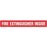 Accuform LFXG463VSP Fire Extinguisher Label: Fire Extinguisher Inside