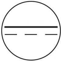 Accuform LSCE144 IEC 60417 Electrical Symbols: Direct Current
