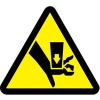 Accuform LSGW1412 ISO Safety Label: Warning - Keep Hands Out - 2003/2011