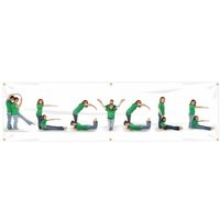 Accuform MBR703 28"" x 8-ft Safety Banners: Recycle, Adhesive Vinyl