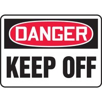 Accuform MEQM180XP OSHA Danger Safety Sign: Keep Off