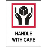 Accuform MPC109 International Shipping Label: Handle With Care