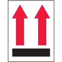 Accuform MPC128 International Shipping Labels: (This End Up)