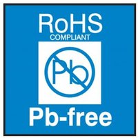 Accuform MPC210 RoHS Shipping Label: RoHS Compliant - Pb-Free