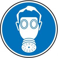 Accuform MPG321RP Military Fire Division Symbol: Wear Breathing Apparatus