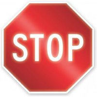 Accuform MR1124 24"" x 24"" Stop Signs: RA Engineer Grade Prismatic, Engineer Grade Reflective Aluminum (.080)