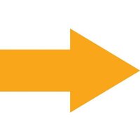 Accuform MRB417MGGD 1-1/2"" x 2-1/2"" Magnetic Shapes - Arrows
