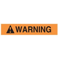 Accuform MRHH322XV 2-1/2"" x 11"" ANSI Header, Adhesive Dura-Vinyl