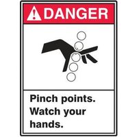 Accuform MRQM100XV 10"" x 7"" ANSI Sign, Adhesive Dura-Vinyl