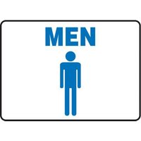 Accuform MRST525XT 10"" x 14"" Restroom Sign: Men's, Dura-Plastic