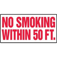 Accuform MSMK536XT 12"" x 24"" Smoking Control Sign, Dura-Plastic