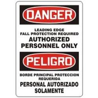 Accuform MSPP108XL 20"" x 14"" Spanish Bilingual Safety Sign Aluma-Lite