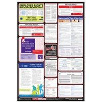 Accuform PPG300MA 40"" x 27"" OSHA Safety Poster: Combo State, Federal & OSHA Labor Law Poster English Massachusetts