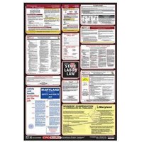 Accuform PPG300MD 40"" x 27"" OSHA Safety Poster: Combo State, Federal & OSHA Labor Law Poster Maryland