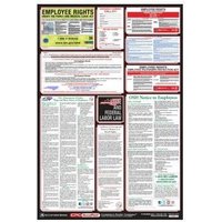 Accuform PPG300NC 40"" x 27"" OSHA Safety Poster: Combo State, Federal & OSHA Labor Law Poster North Carolina