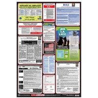 Accuform PPG400OR 40"" x 27"" Poster: Combo State, Federal and OSHA Labor Law (Spanish) Oregon