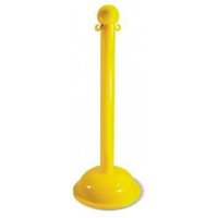 Accuform PRC741YL 41"" Plastic Stanchion Post: Heavy-Duty Stanchion Post Yellow Post