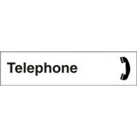 Accuform PSG624WT 3"" x 12"" Engraved Accu-Ply Sign Black Letters on White