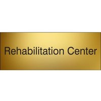 Accuform PSG917BA 3"" x 8"" Engraved Accu-Ply Sign Black Letters on Brass
