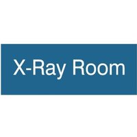 Accuform PSG921BU 3"" x 8"" Engraved Accu-Ply Sign White Letters on Dark Blue