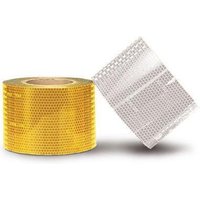 Accuform PTC202 4"" x 150-ft Transport Markings: Rail Car Delineator Reflective Tape