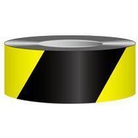 Accuform PTM723BKYL 2"" x 54-ft Tape: Marking Tape Black/Yellow
