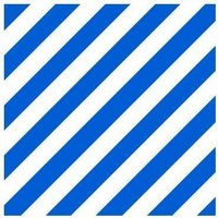 Accuform PTS644BUWT Slip-Gard Shape: 3"" Square Blue/White