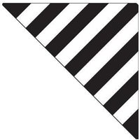 Accuform PTS648BKWT Slip-Gard Shape: 3"" Triangles Black/White