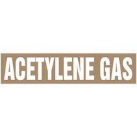 Accuform RPK105STB Snap Tite - 1-1/2"" to 2"" OD ASME (ANSI) Pipe Marker: Acetylene Gas