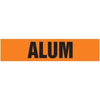 Accuform RPK131SSA Self Stick - 3/4"" to 1-1/4"" OD ASME (ANSI) Pipe Marker: Alum