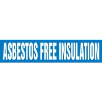 Accuform RPK147STC Snap Tite - 2-1/4"" to 3 OD ASME (ANSI) Pipe Marker: Asbestos Free Insulation