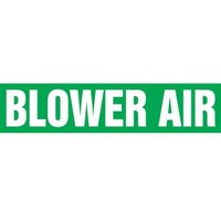 Accuform RPK153SSB Self Stick - 1-1/2"" to 2"" OD ASME (ANSI) Pipe Marker: Blower Air