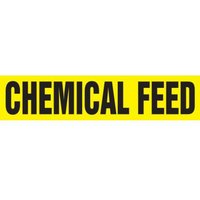 Accuform RPK197SSD Self Stick - 2-1/2"" to 6"" OD ASME (ANSI) Pipe Marker: Chemical Feed