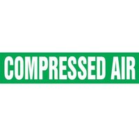 Accuform RPK226STA Snap Tite - 3/4"" to 1-1/4"" OD ASME (ANSI) Pipe Marker: Compressed Air