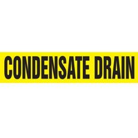 Accuform RPK233STA Snap Tite - 3/4"" to 1-1/4"" OD ASME (ANSI) Pipe Marker: Condensate Drain