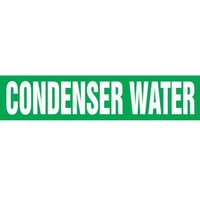 Accuform RPK241STB Snap Tite - 1-1/2"" to 2"" OD ASME (ANSI) Pipe Marker: Condenser Water