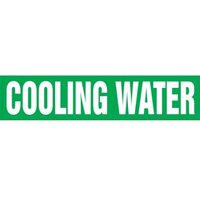 Accuform RPK247STC Snap Tite - 2-1/4"" to 3 OD ASME (ANSI) Pipe Marker: Cooling Water