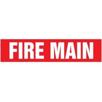 Accuform RPK321STA Snap Tite - 3/4"" to 1-1/4"" OD ASME (ANSI) Pipe Marker: Fire Main